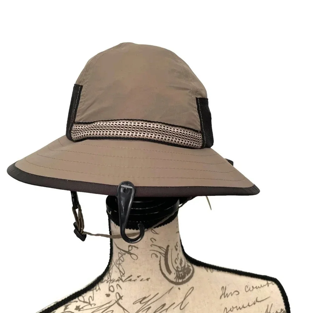 Sun Day Afternoons Play Hat Kids S Tan UPF 50+ Sun Protection‎ Neck Veil NWT